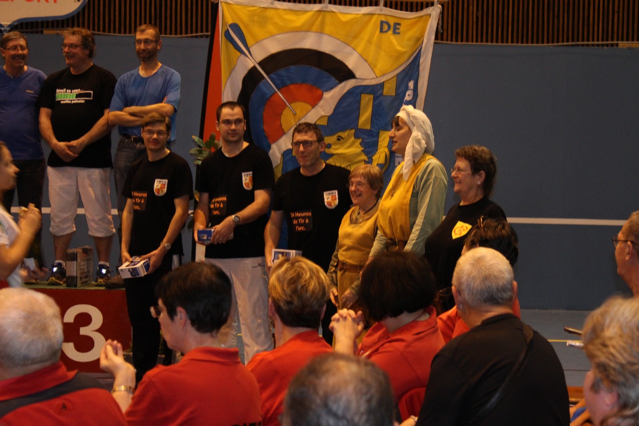 Les archers de la savoureuse au 24H internationales de Belfort 2015.